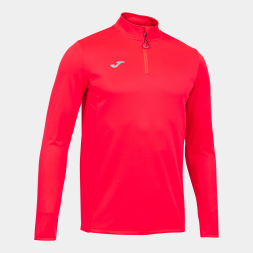 SUDADERA RUNNING NIGHT CORAL FLÚOR