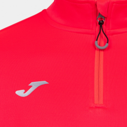 SUDADERA RUNNING NIGHT CORAL FLÚOR