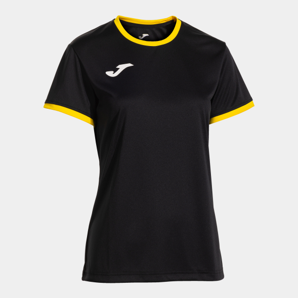 CAMISETA MANGA CORTA COMBI PREMIUM NEGRO AMARILLO