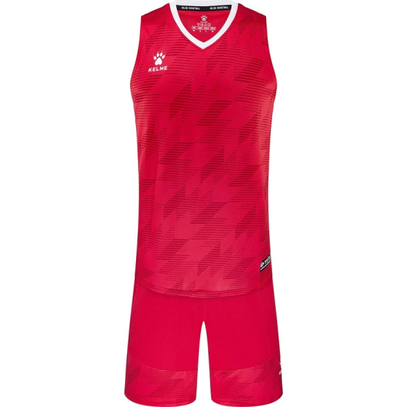 Форма баск. детск. KELME, 3593052-600-140, рост 140, 100% полиэстер, красный