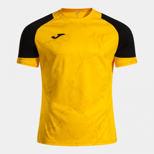 CAMISETA MANGA CORTA HISPA V AMARILLO NEGRO