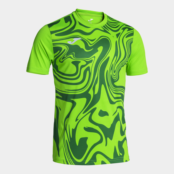 CAMISETA MANGA CORTA LION II VERDE FLUOR
