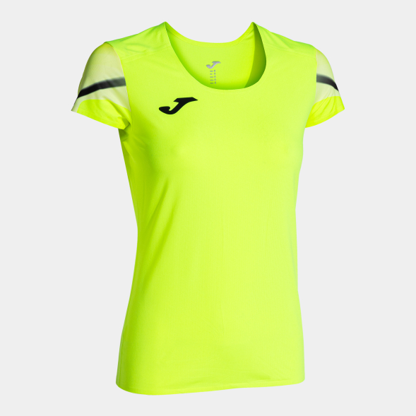 CAMISETA MANGA CORTA ELITE XI AMARILLO FLUOR NEGRO