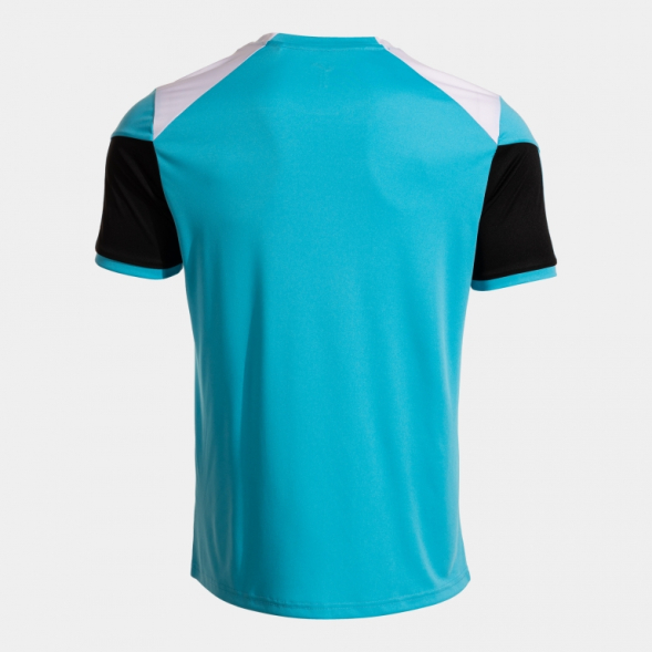 CAMISETA MANGA CORTA DANUBIO TURQUESA NEGRO