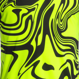 CAMISETA MANGA CORTA LION II NEGRO AMARILLO FLUOR