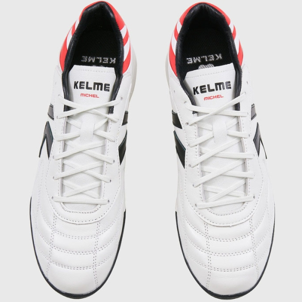 СЦ*Обувь футб. (многошиповки) KELME, ZX80011017-107-40, р.40 (рос.39), нат.кожа, резина, белый