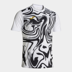 CAMISETA MANGA CORTA LION II BLANCO NEGRO