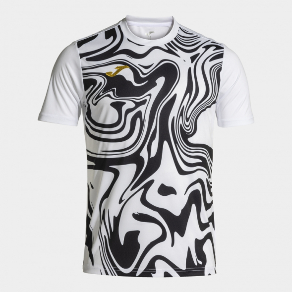 CAMISETA MANGA CORTA LION II BLANCO NEGRO