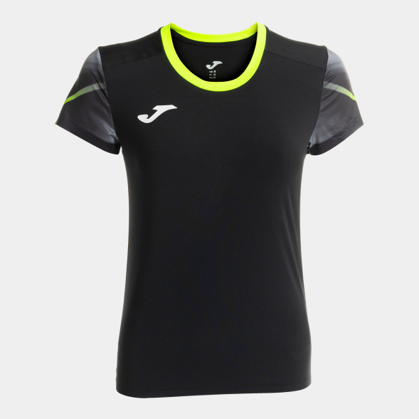 CAMISETA MANGA CORTA ELITE XI NEGRO AMARILLO FLUOR