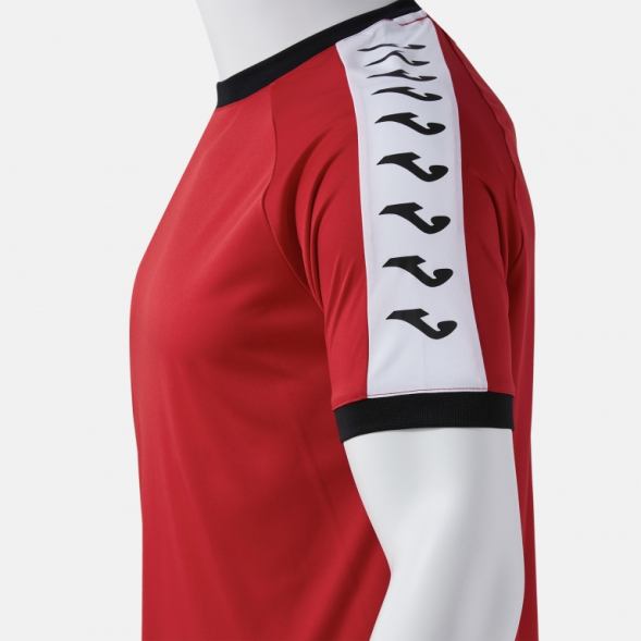 CAMISETA MANGA CORTA HEROIC ROJO NEGRO