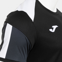 CAMISETA MANGA CORTA DANUBIO NEGRO BLANCO