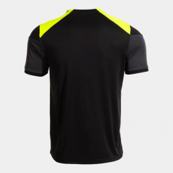 CAMISETA MANGA CORTA DANUBIO NEGRO AMARILLO FLUOR