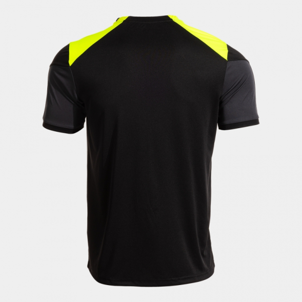 CAMISETA MANGA CORTA DANUBIO NEGRO AMARILLO FLUOR