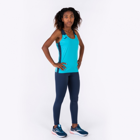 Майка на бретельках RECORD II Ярко бирюзовый