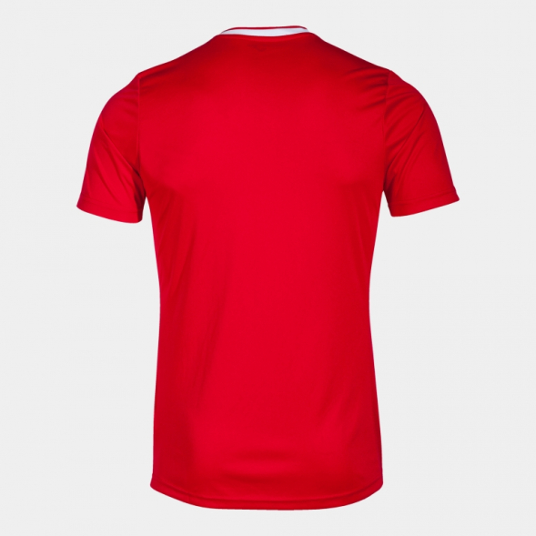 CAMISETA MANGA CORTA EUROPA V ROJO BLANCO