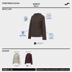 SUDADERA MIMETIC BEIGE