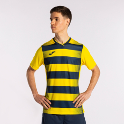 CAMISETA MANGA CORTA EUROPA V AMARILLO MARINO