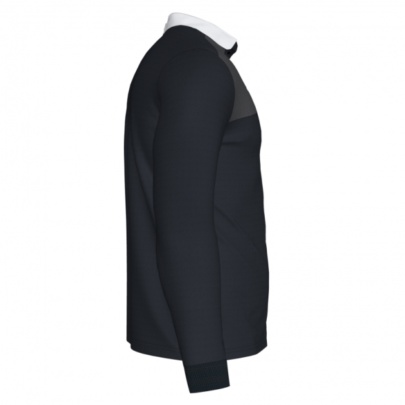 Поло с длинным рукавом WINNER Черный-антрацит