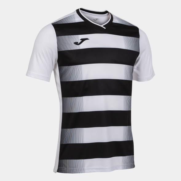 CAMISETA MANGA CORTA EUROPA V BLANCO NEGRO
