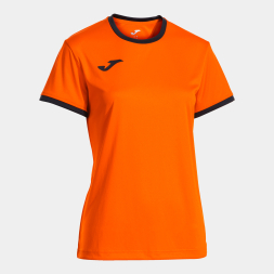 CAMISETA MANGA CORTA COMBI PREMIUM NARANJA NEGRO