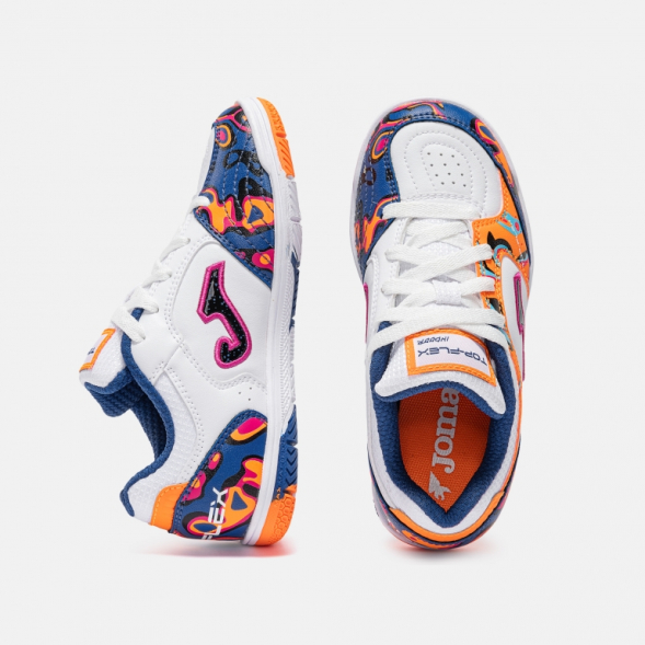 TOP FLEX JR 2672 BLANCO NARANJA INDOOR