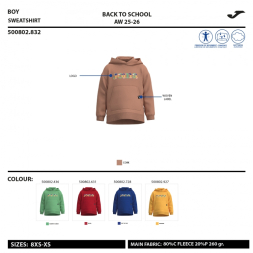 SUDADERA CON CAPUCHA LION AZUL