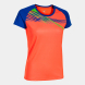 CAMISETA MANGA CORTA ELITE X CORAL FLUOR ROYAL
