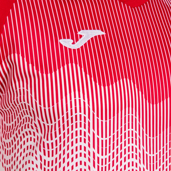 CAMISETA MANGA CORTA TIGER VI BLANCO ROJO