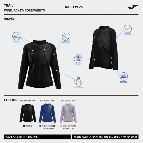 CORTAVIENTOS R-TRAIL NATURE NEGRO