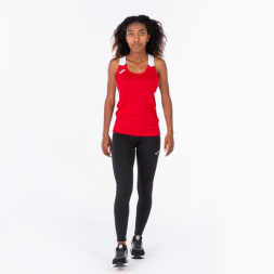 Майка на бретельках RECORD II Красный-белый