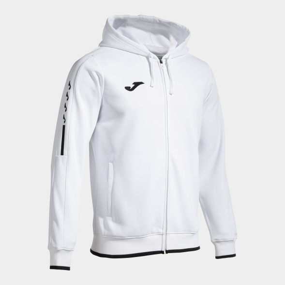 CHAQUETA CON CAPUCHA OLIMPIADA BLANCO