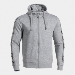 CHAQUETA CON CAPUCHA HEROIC GRIS NEGRO