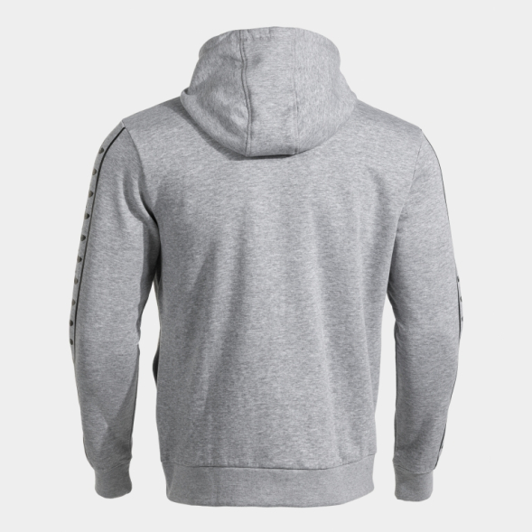 CHAQUETA CON CAPUCHA HEROIC GRIS NEGRO