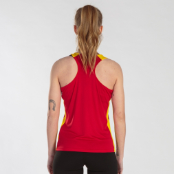 Майка на бретельках RECORD II Красный-желтый