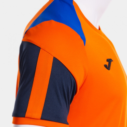 CAMISETA MANGA CORTA DANUBIO NARANJA DARK NAVY