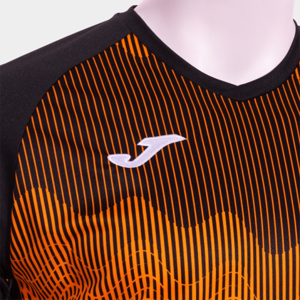 CAMISETA MANGA CORTA TIGER VI NARANJA NEGRO