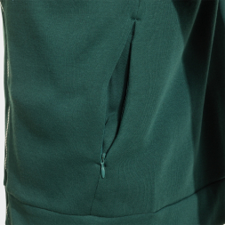 CHAQUETA CON CAPUCHA HEROIC VERDE NEGRO