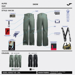 PANTALÓN LARGO EVEREST NEGRO