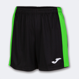 SHORT MAXI NEGRO VERDE FLÚOR