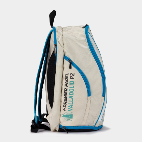 MOCHILA PREMIER PADEL VALLADOLID BLANCO NEGRO