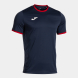 CAMISETA MANGA CORTA COMBI PREMIUM DARK NAVY ROJO