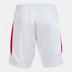 SHORT GLASGOW BLANCO ROJO