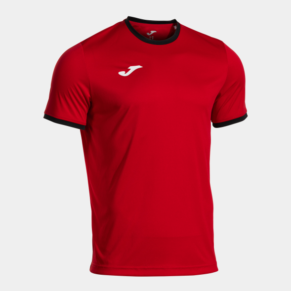 CAMISETA MANGA CORTA COMBI PREMIUM ROJO NEGRO