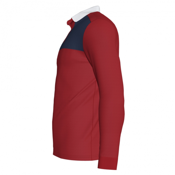 Поло с длинным рукавом WINNER Красный-темно синий