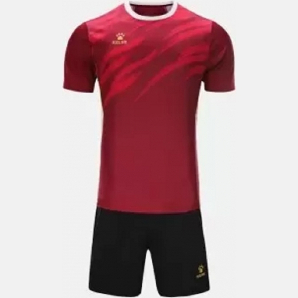 Форма футбольная KELME SHORT SLEEVE FOOTBALL SET Красно-черный (603)