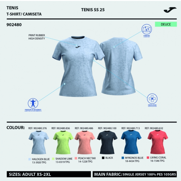 CAMISETA MANGA CORTA CHALLENGE NARANJA