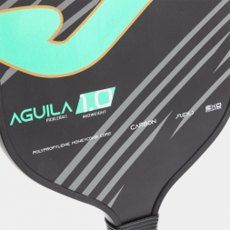 PALA DE PICKLEBALL AGUILA 1.0 NEGRO TURQUESA