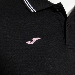 POLO MANGA CORTA CONFORT CLASSIC NEGRO ROSA