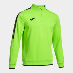 SUDADERA OLIMPIADA VERDE FLÚOR NEGRO