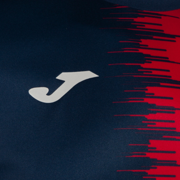 CAMISETA MANGA CORTA CITY II MARINO ROJO